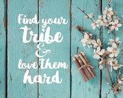Find Your Tribe - Flowers and Pencils by Color Me Happy