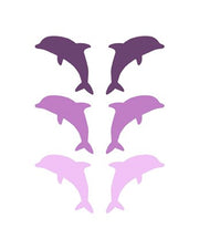 Leaping Dolphins - Purple by Color Me Happy