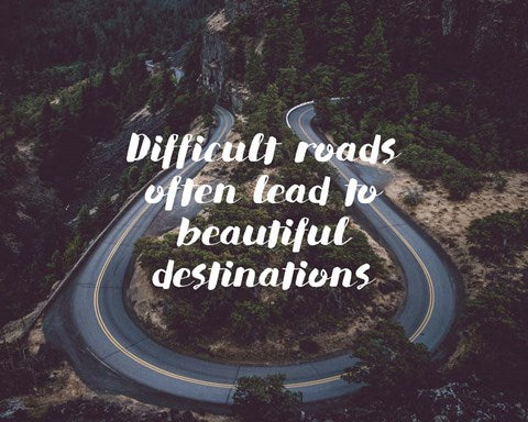 Difficult Roads Strength Forest by Color Me Happy