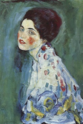 Portrait of a Lady by Gustav Klimt