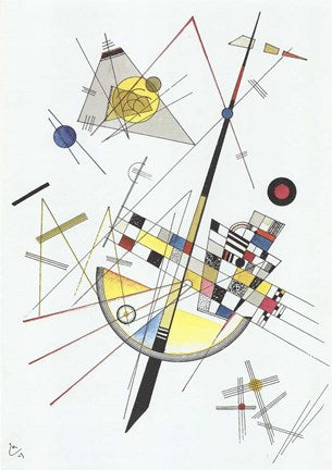 Delicate Tension (1923) by Wassily Kandinsky