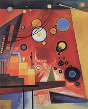 Heavy Red by Wassily Kandinsky