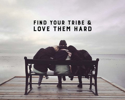 Find Your Tribe - Friend Trio Color by Color Me Happy