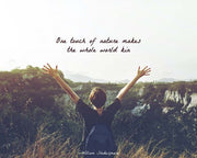 One Touch of Nature Shakespeare Hiker Color by Quote Master