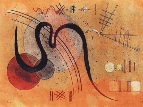 Launelinie by Wassily Kandinsky