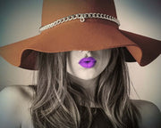 Vintage Fashion - Brown Hat by Color Me Happy