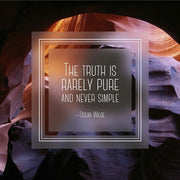 The Truth is Rarely Pure - Canyon by Quote Master