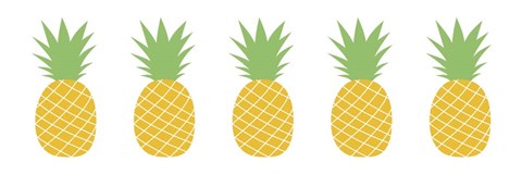 Pineapple Row by Color Me Happy