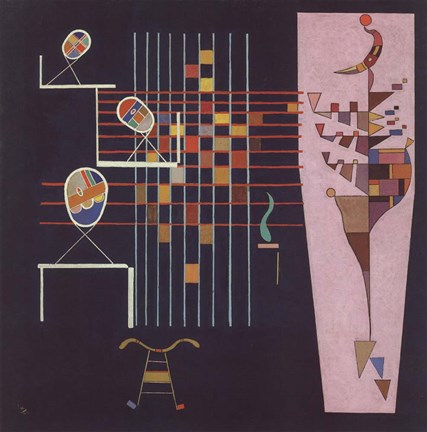 Les Trois Ovales, c.1942 by Wassily Kandinsky
