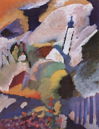 Kirche in Murnau, 1910 by Wassily Kandinsky