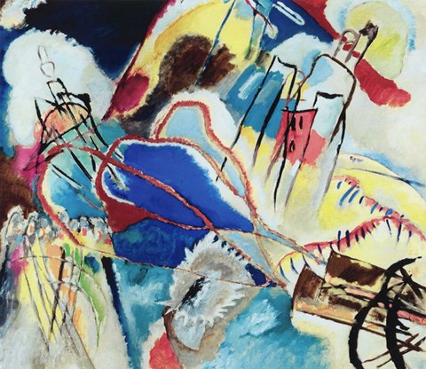 Improvisation No. 30 - Cannons (1913) by Wassily Kandinsky