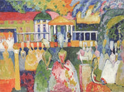 Ladies in Crinolines, 1909 by Wassily Kandinsky