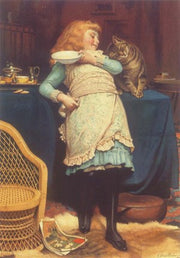 Coaxing is Better than Teasing by Charles Burton Barber