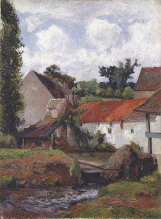 Farm at Osny by Paul Gauguin