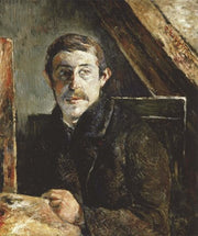 Gauguin Behind an Easel by Paul Gauguin