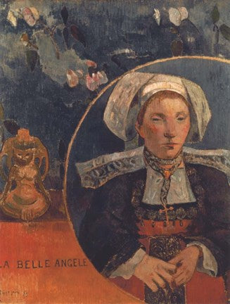 Belle Angele, 1889 by Paul Gauguin