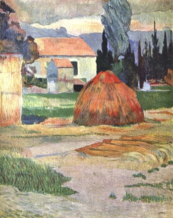 Landscape in Brittany, 1888 by Paul Gauguin