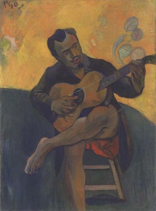 Guitar Player, 1894 by Paul Gauguin