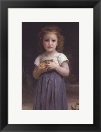 Little Girl Holding Apples in Her Hands by William Adolphe Bouguereau