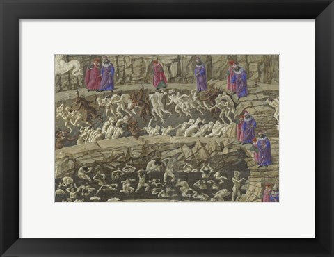 Illustration to the Divine Comedy by Sandro Botticelli