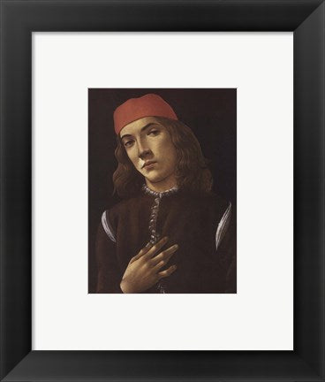 Portrait of Youth by Sandro Botticelli