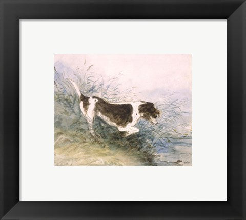 Dog Watching a Rat in the Water by John Constable