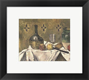 Glass and Fruit Flask by Paul Cezanne