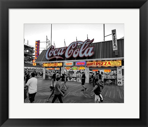Coca Cola Sign - Boardwalk, Wildwood NJ by Rich Sbarro