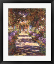 Jardin a Giverny by Claude Monet