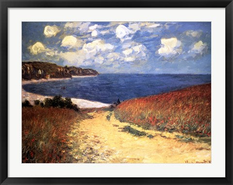Meadow Rd. to Pourville by Claude Monet