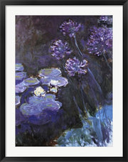 Waterlillies and Agapanthus by Claude Monet