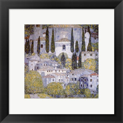 Church at Cassone on garda by Gustav Klimt