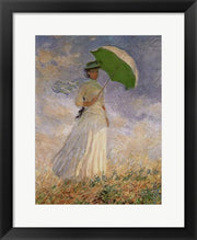 Woman with Sunshade by Claude Monet
