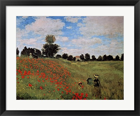 Corn Poppies by Claude Monet