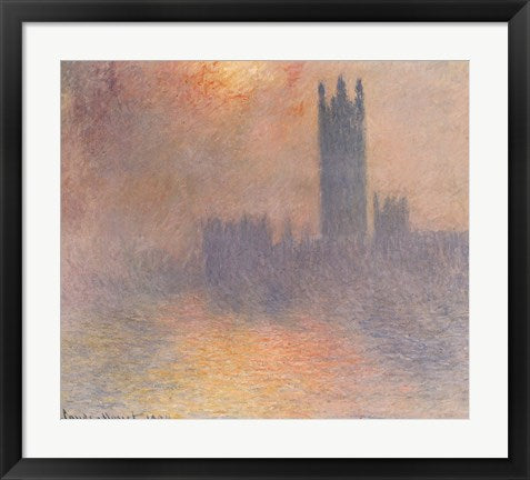 London Houses of Parliament by Claude Monet