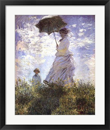 Madame Monet and Her Son by Claude Monet