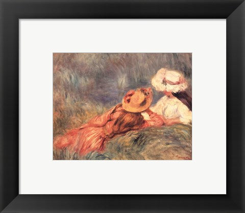 Jeune Filles Au Bord De L'Eau by Pierre-Auguste Renoir