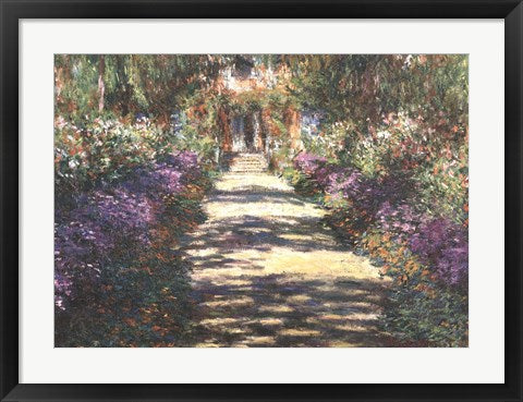 Garden at Giverny by Claude Monet