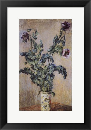 Purple Poppies by Claude Monet