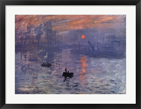 Impression, Sunrise, c.1872 (blue) by Claude Monet