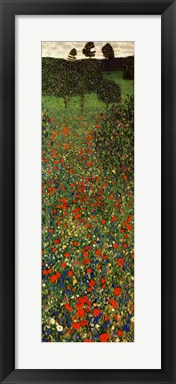 Field of Poppies, c.1907 (detail) - vertical by Gustav Klimt