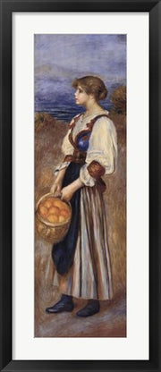 Girl with a Basket of Oranges by Pierre-Auguste Renoir