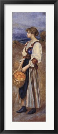 Girl with a Basket of Oranges by Pierre-Auguste Renoir