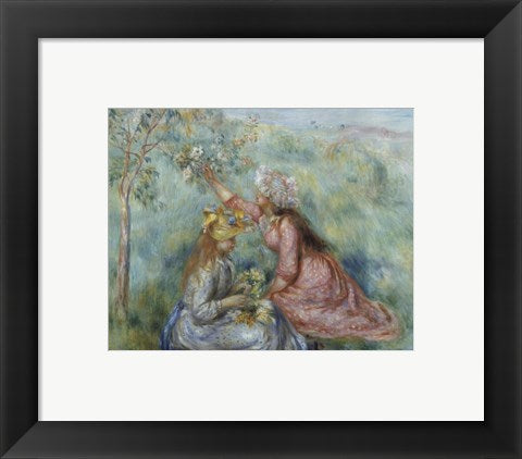 Girls Picking Flowers in a Meadow, c.1890 by Pierre-Auguste Renoir