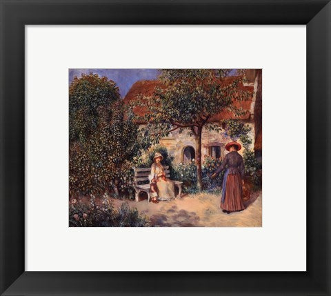 Garden Scene in Brittany, c. 1886 by Pierre-Auguste Renoir
