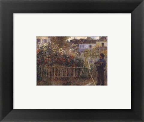 Monet Painting in the Garden at Argenteuil, 1873 by Pierre-Auguste Renoir