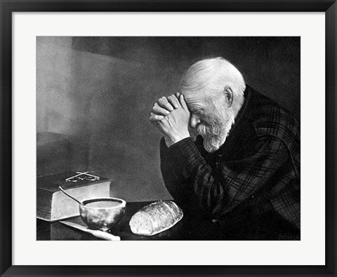 Grace Old Man Praying by Eric Enstrom