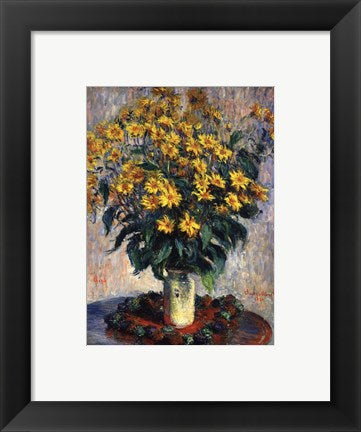 Jerusalem Artichoke Flowers, 1880 by Claude Monet