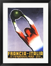 Francia Italia Foot Ball 1935 by T Corbella