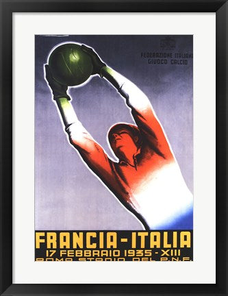 Francia Italia Foot Ball 1935 by T Corbella